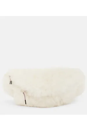 YVES SALOMON Shearling belt bag
