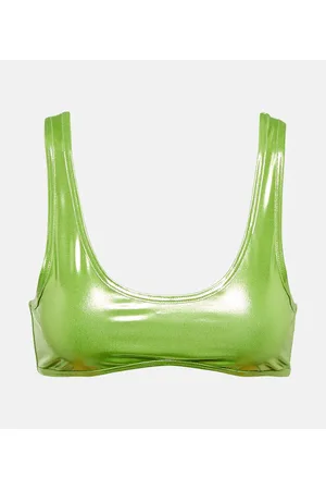 Reina Olga Coolio lamÃ© bikini top