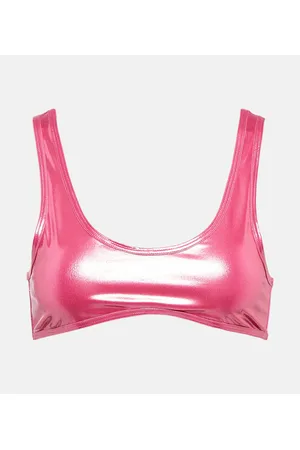 Reina Olga Coolio lamÃ© bikini top
