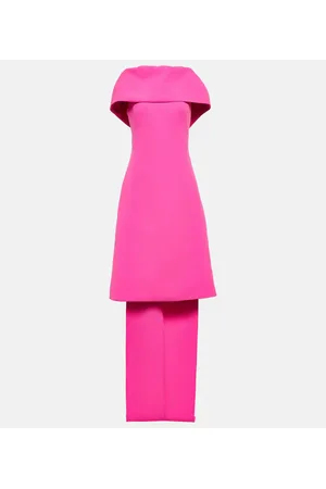 Safiyaa Sofieanne crÃªpe midi dress