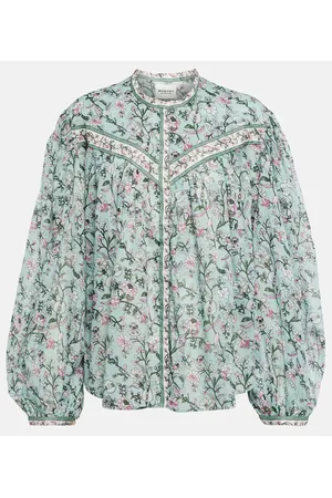 Marant Etoile Salika printed cotton blouse