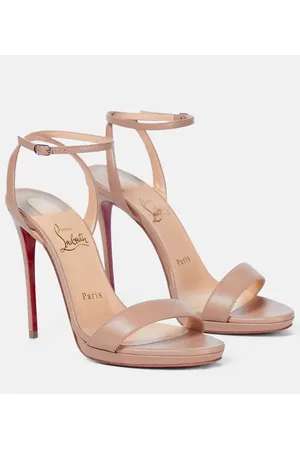 Christian Louboutin Loubi Queen 120 leather sandals