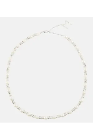 MAGDA BUTRYM Embellished necklace with rose quartz