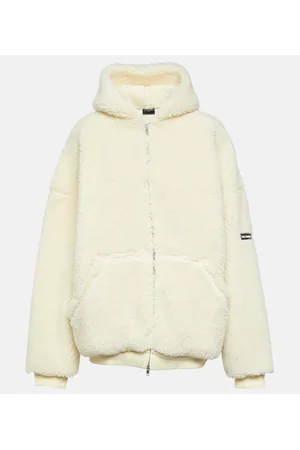 Balenciaga Outerwear faux-shearling hoodie