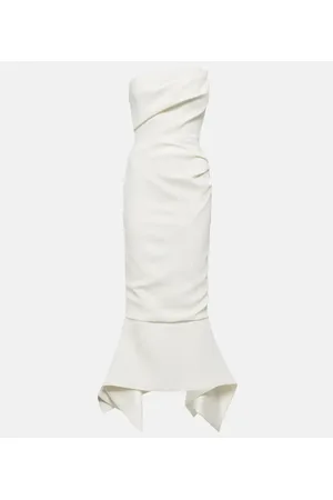 MATICEVSKI Suffix off-shoulder crÃªpe gown