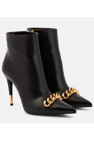 Tom Ford Chain leather ankle boots