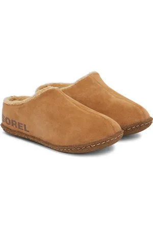 sorel Youth Lanner Ridgeâ¢ II suede slides