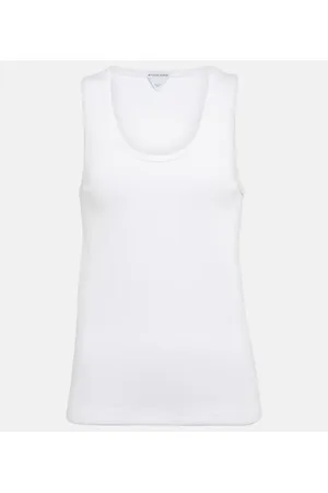 Bottega Veneta Cotton-blend tank top