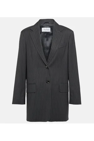 Max Mara Oche pinstripe wool blazer