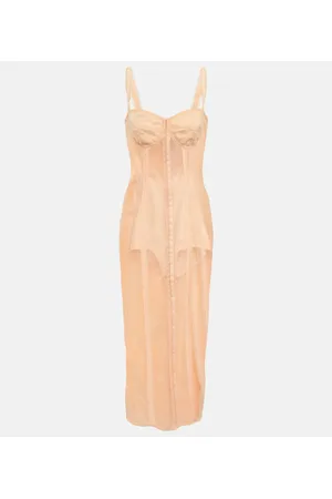 Dolce & Gabbana X Kim semi-sheer midi dress