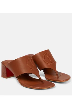 Christian Louboutin CL Tongamule leather sandals