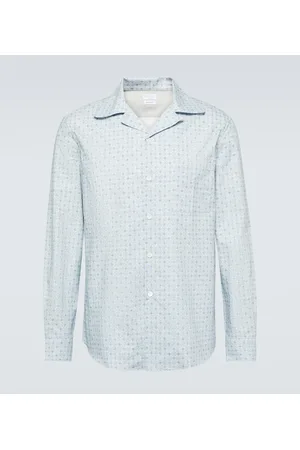 Brunello Cucinelli Printed cotton shirt