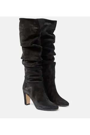 Manolo Blahnik Calassohi 90 suede mid-calf boots