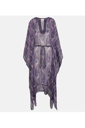 Isabel Marant Floral cotton and silk maxi dress