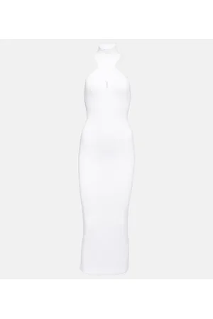 Alaïa AlaÃ¯a Halterneck bodycon midi dress