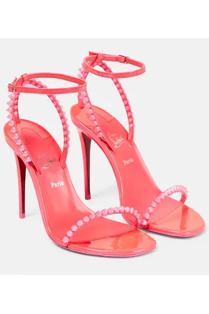 Christian Louboutin So Me 100 embellished leather sandals