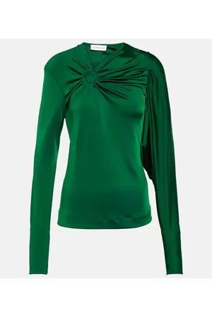 Victoria Beckham Gathered jersey top