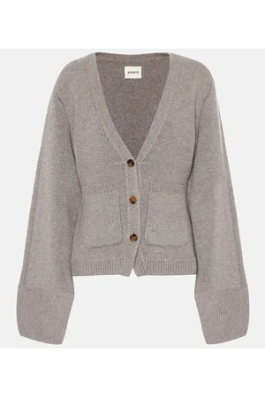 Khaite Scarlet cashmere-blend cardigan
