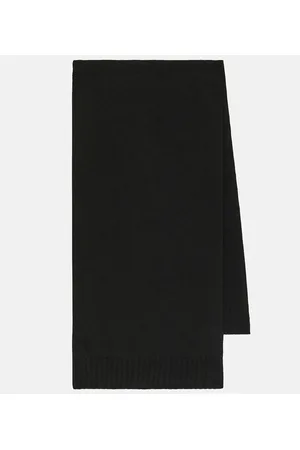 Jil Sander Ribbed-detail wool scarf