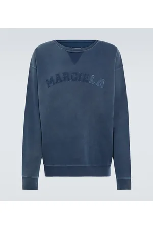 Maison Margiela Logo cotton fleece sweatshirt