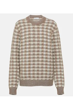 GABRIELA HEARST Chez checked cashmere sweater