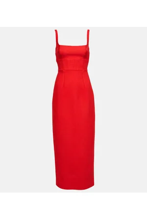 EMILIA WICKSTEAD Martel cloquÃ© midi dress