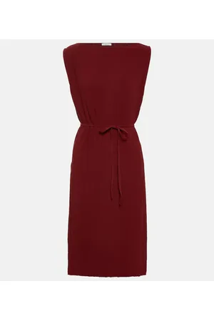 Max Mara Leisure Teulada pleated jersey dress