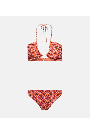 Etro Printed halterneck bikini
