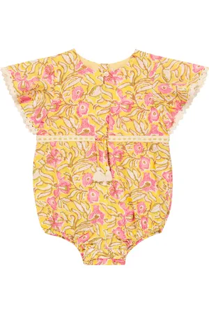 Louise Misha Baby Mayalia floral cotton romper