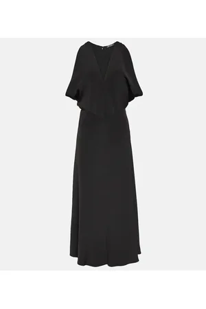 Loro Piana Flared silk maxi dress