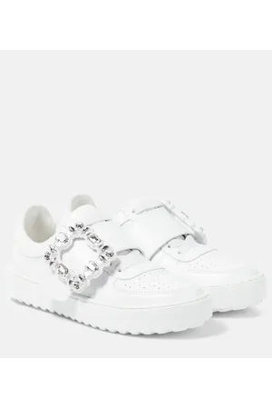 Roger Vivier Very Vivier embellished leather sneakers