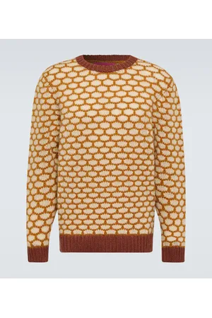 THE ELDER STATESMAN Jacquard cashmere sweater
