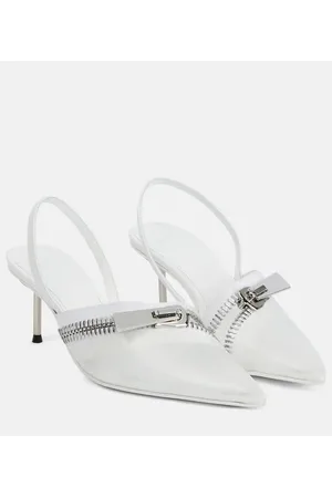 COPERNI Clear Zip PVC slingback pumps