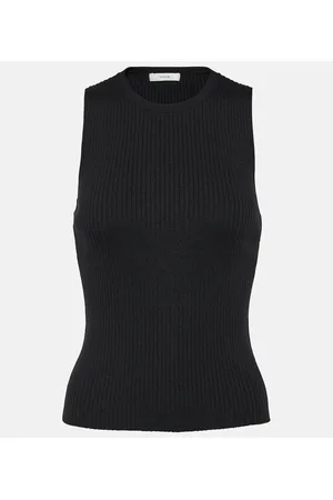 Vince Ribbed-knit tank top