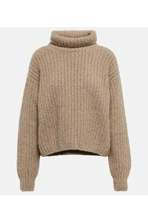 Loro Piana Ribbed-knit cashmere turtleneck sweater