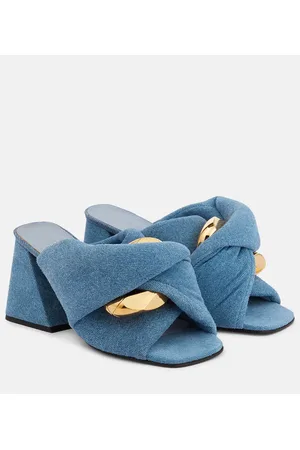 J.W.Anderson Chain and twist denim mules