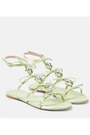 Giambattista Valli Embellished satin sandals