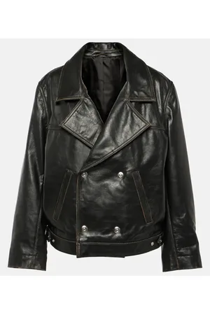 Victoria Beckham Oversized leather jacket