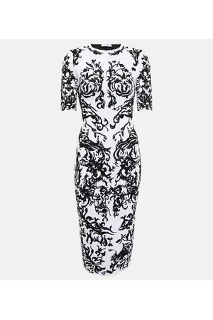 Alaïa AlaÃ¯a Printed midi dress