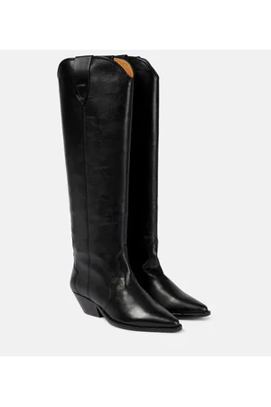 Isabel Marant Denvee leather knee-high boots