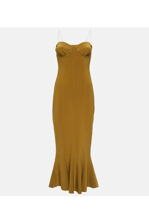 Norma Kamali Strapless midi dress