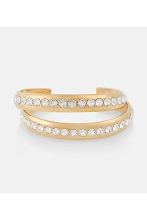 Amina Muaddi Jahleel crystal-embellished bangle