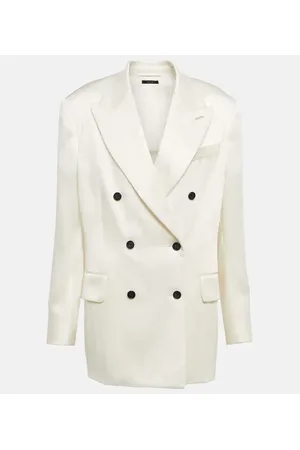 Tom Ford Double-breasted satin blazer
