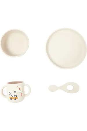 Liewood Baby Vivi printed silicone tableware set