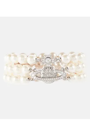 Vivienne Westwood Graziella embellished faux pearl bracelet