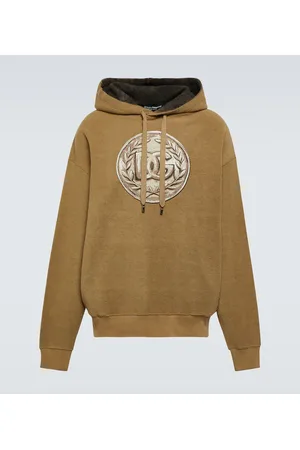 Dolce & Gabbana Printed cotton jersey hoodie