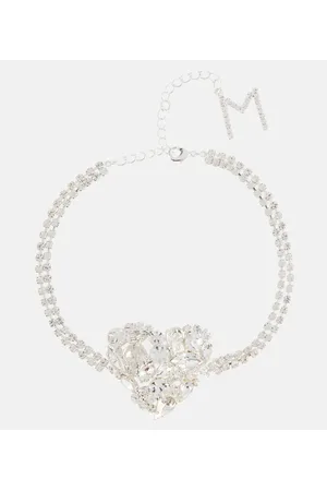 MAGDA BUTRYM Heart crystal-embellished choker