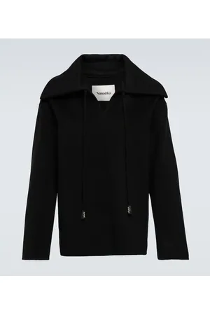 Nanushka Zevi wool and silk smock jacket