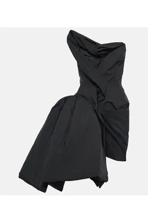 MATICEVSKI Nucleus asymmetric bustier minidress