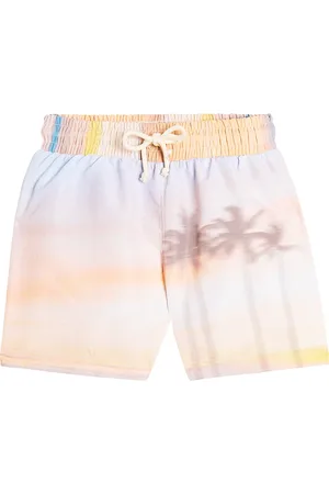 The New Society Sunset printed swim trunks